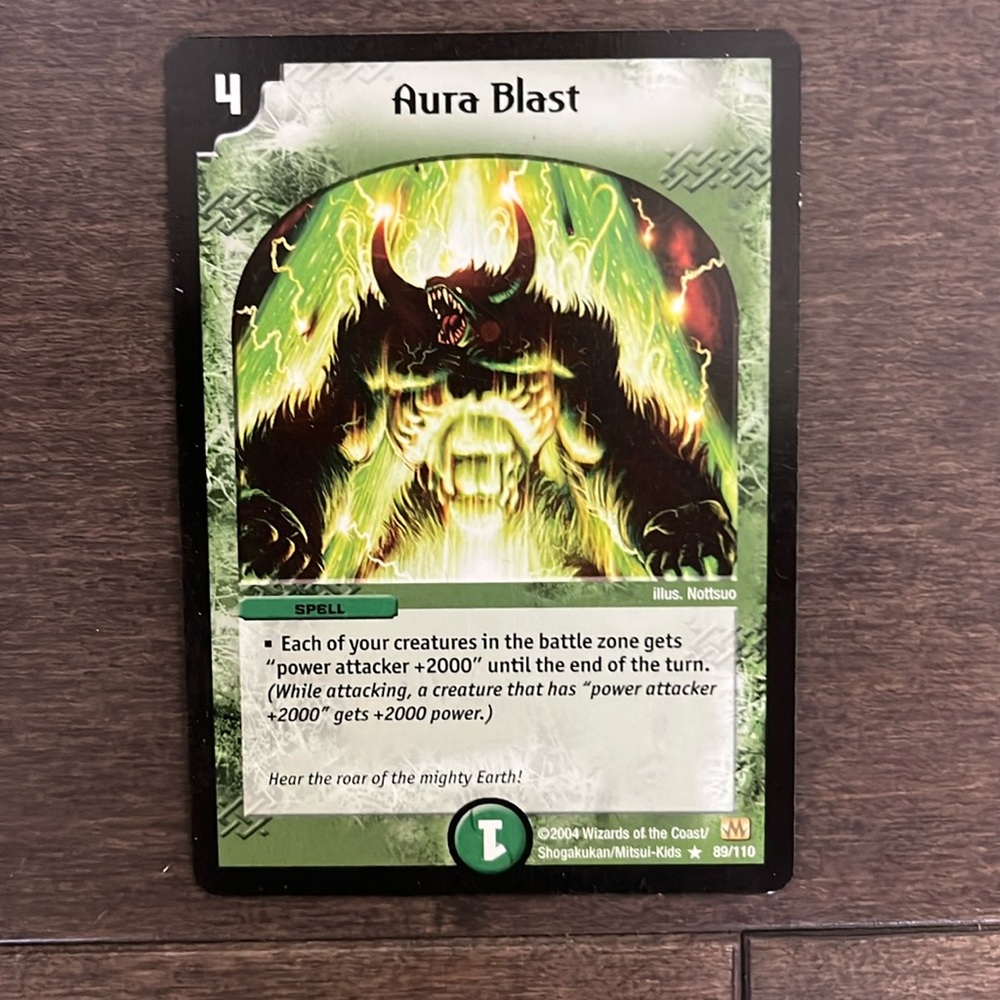 Duell Masters Aura Blast trading card